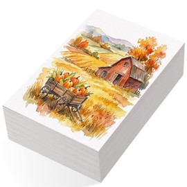 240 Sheets Watercolor Paper Bulk, 110 lb/230 GSM Cold Press Paper White Water Color Paper for Drawing Wedding Gift Cards(2.5x3.5 Inch)