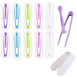 10 Pcs Contact Lense Applicator Contact Lens Tweezers Suction Stick Inserter Remover Contact Lens Handlers Contact Lens Remover Tool Contact Lense Applicator for Travel and Outdoor Activities to use