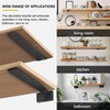 HITOMEN Heavy Duty Floating Shelf Brackets, 8-Inch (1/5'' Thick) Hidden