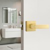 EHOMEWARE 5 Pack Interior Door Handles Brass Door Levers for