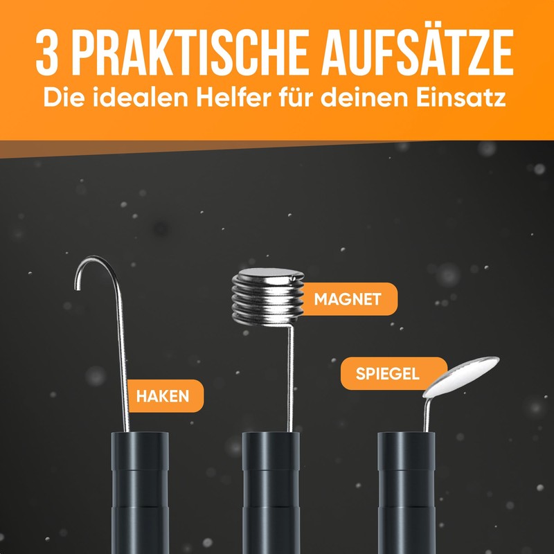 Strex Endoscope Camera with Light 10 m - 1080P HD