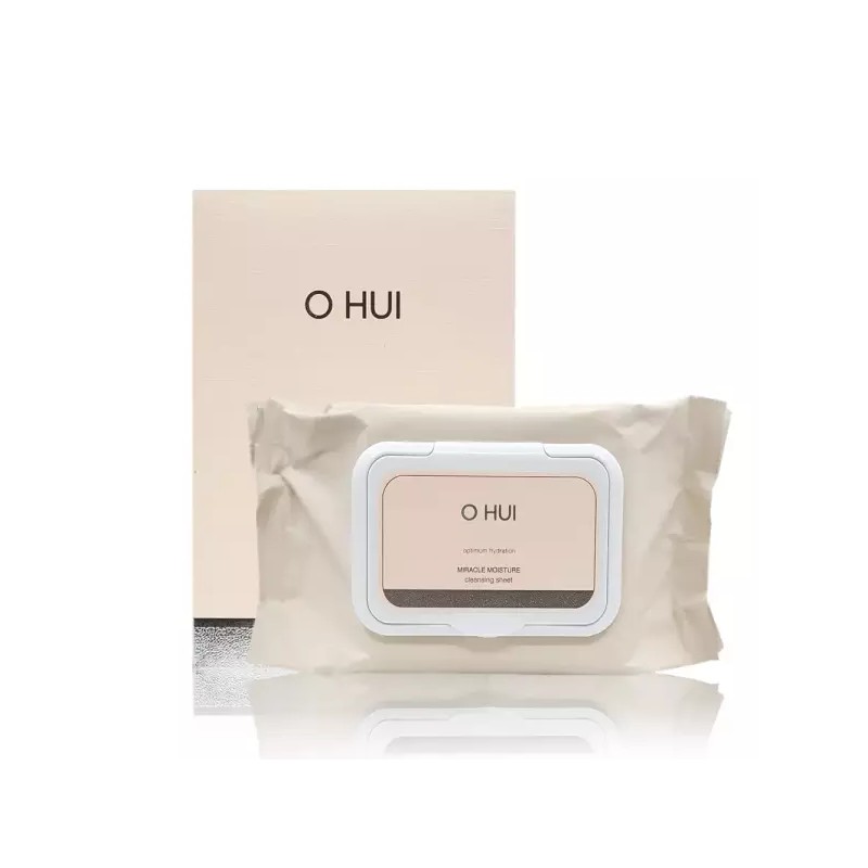 Ohui 오휘 미라클 모이스처 클렌징 시트 100매/클렌징티슈 Ohui Miracle Moisture