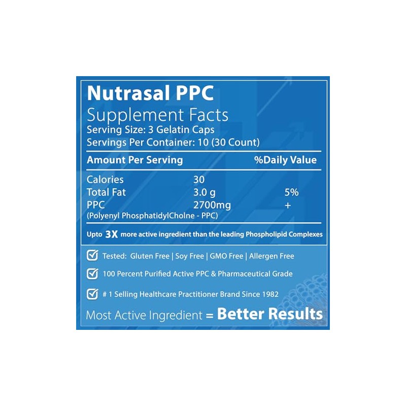 Nutrasal (PhosChol) - PhosChol PPC 900 mg 30 gels by