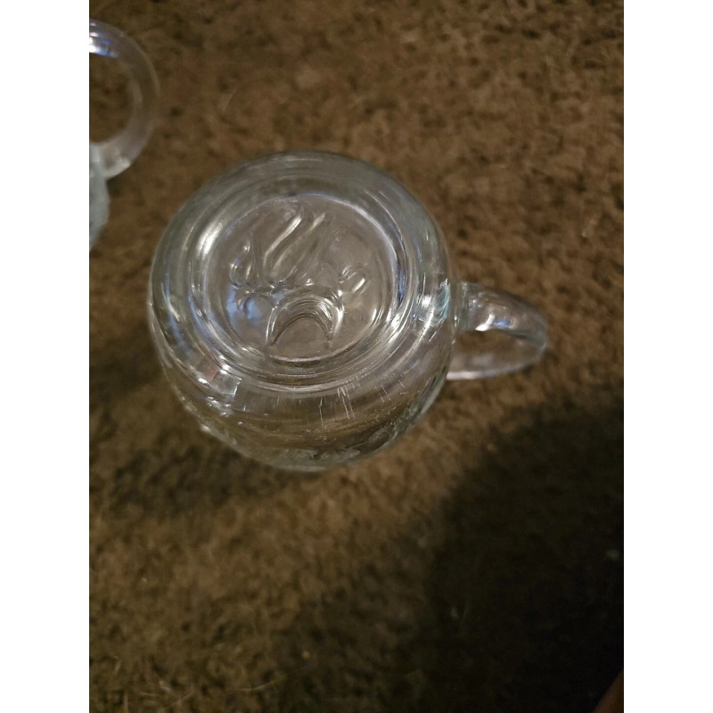 Princess House Fantasia Crystal Beverage Mug Set of 4