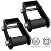 2pcs Rear Leaf Spring Shackle Kit (Left Driver & Right