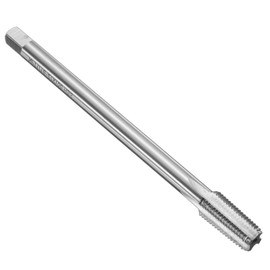 sourcing map Straight Flute Screw Taps NPT 1/16-27 2B Thread HSS6542 Machine Threading Milling Tap Tapping Tools, 3.94" Extra Long