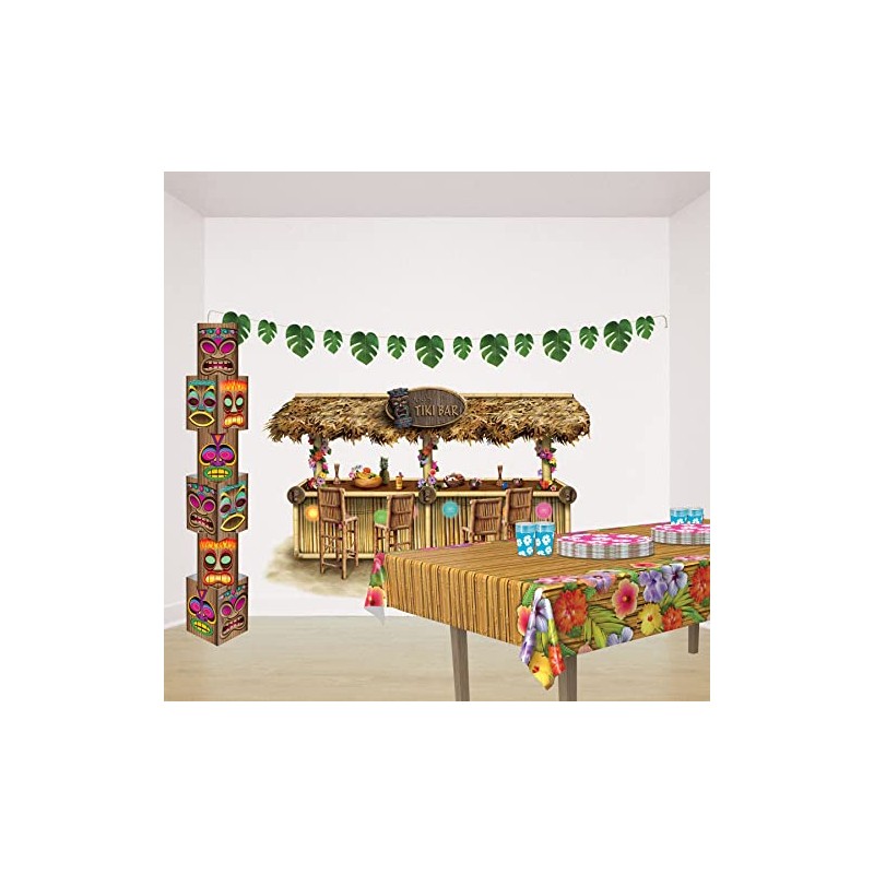 Beistle 54073 Tiki Column, 12-Inch by 5-Feet 71/4-Inch