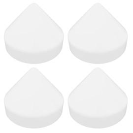 JSP Manufacturing 4 Pack Cone Marine Dock Piling Caps, Dock Pylon Cover Caps for Marine Boat Docks, Floating Docks, Piers, (White, 9 inch)