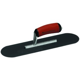 MARSHALLTOWN The Premier Line SP245BD 24-Inch by 5-Inch Blue Steel Pool Trowel with Curved DuraSoft Handle