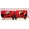 Bargman 30-92-109 Tail Light W/Backup, License Bracket & Black Base