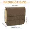 sourcing map Couch Sofa Armrest Organizer Non-Slip Chair Arm Recliner