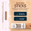 White Incense Sticks 9 Sticks 17cm 100% Natural Handmade