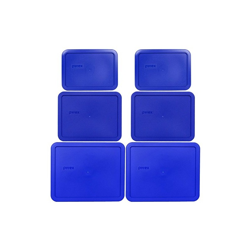 Pyrex (2) 7212-PC 11 Cup, (2) 7211-PC 6 Cup, &