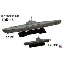 Pit Road W223 1/700 Skywave Series German Navy Submarine U-Boat XXI & XXIII Plastic Model