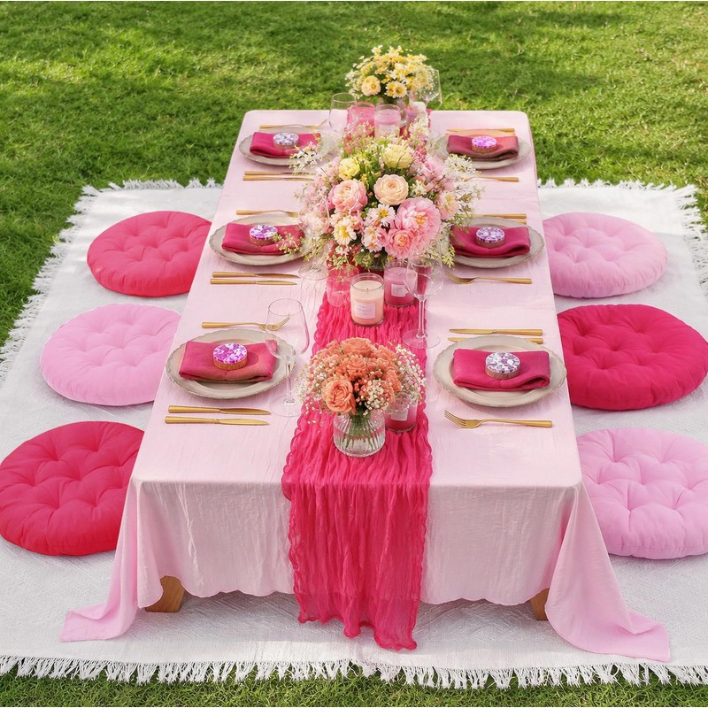 14-Piece Boho Picnic Blanket Set - 91" x 71" Outdoor