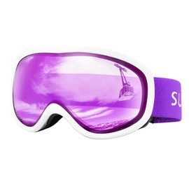 Supertrip Ski Goggles Womens Mens,Anti-fog Anti-glare Skiing Snowboard goggles with 100% UV400 Protection,Helmet Compatible