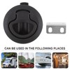 WINOMO Black Locking Flush Pull Slam Latch Hatch Lift for