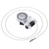 PATIKIL 3.28 Feet Retractable Cable Lock, 3 Digit Steel Cable