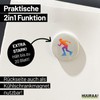 Huuraa Magnet Inline Skating Bunte Silhouette Geschenk 59mm Flaschenöffner Inline