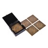 6 Peetal Coasters Set, Coffee Table Decor - Luxury Tableware,