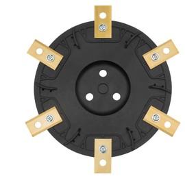FourShow Robotic Lawnmower Blade Plate + 6 Replacement Blades Blade Disc Lawn Robot Turntable Compatible with Worx Landroid S&M (up to Year of Manufacture 2020), Landxcape, Kress
