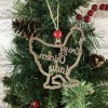 Handmade Crazy Chicken Lady Wood Chicken Christmas Ornament