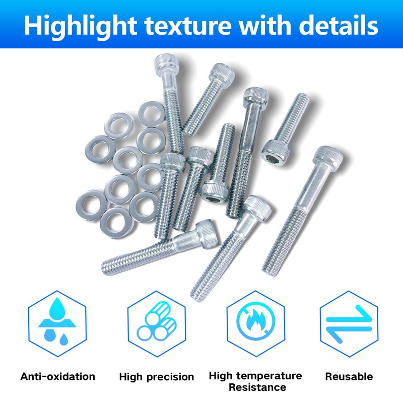 BIGLKNM 100pcs Bolt Kit Compatible with Yamaha TW200 XT200 1987-2024,