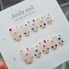 Cutie Gemstone [Handmade Nail Tips] Emily Nail - Long Square