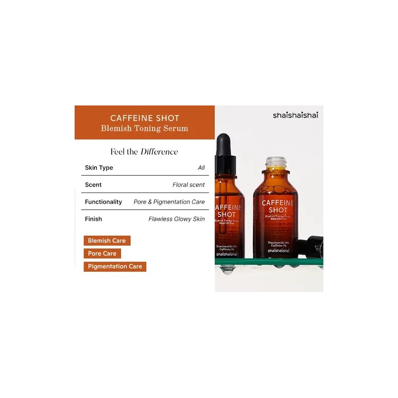Caffeine Shot - Suero Tonificante De Imperfecciones, 10% Nia