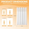 River Dream White Extra Long Shower Curtain or Liner with