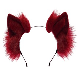 TopTie Cosplay Cat Headband for Role Play Decorations, Fox Ears Headband Costume Accessories