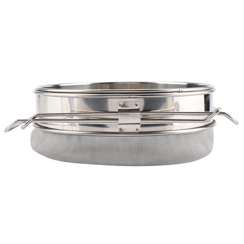 Large Double Layer Stainless Steel Honey Strainer Filter Set with