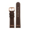 DASSARI Aviator Pilot Leather Quick Release Watch Band Strap with