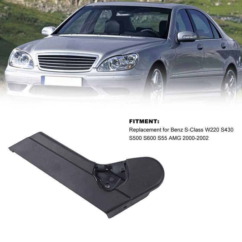 Driver Seat Left Side Trim Cover 2209102918 Black Replacement For
