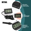 Digital Thermometer Hygrometer,Pack of 2 hygrometer thermometer Mini Probe Thermometers