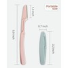 Eyebrow Razors for Women, 15 Pcs Safe Dermaplane Razor, Dermaplaning