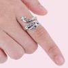 6 Pcs Adjustable Knitting Crochet Thimble Crochet Ring Accessories Finger