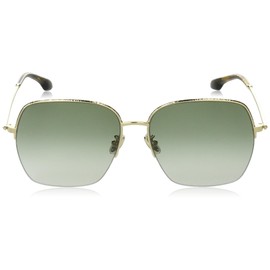 Victoria Beckham VB214SA Women's Sunglasses, gold/khaki