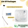 XIFOWE Ceramic Heater Assemblies and Thermistor Kit Compatible with Bambu