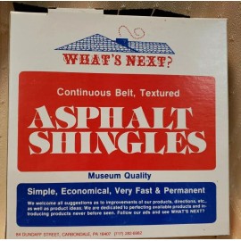 What's Next? INC MINIATURE DOLLHOUSE OR ROOM BOX CONTINUOUS BELT ASPHALT SHINGLES