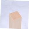 Operitacx 10pcs Small Wooden Plank Craft Natural Basswood Blocks for
