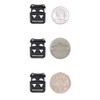 DYZD Cord Lock Cord Stopper 2-Hole for Securing Cords on