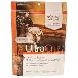 UltraCruz Equine Horse MSM Joint Supplement, 1 lb, Powder (21 Day Supply)