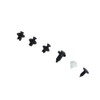 ledmomo 100pcs Car Push in Fasteners Auto Push Pins Push