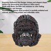 ZJchao Gorilla Head Sculpture, Office Table Decor Animal Table Ornament