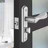 Adjustable Door Latch, 60/70mm Adjustable Passage Door Latch, Doors Knob