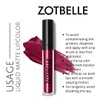 ZOTBELLE LIQUID MATTE LIPCOLOR (CARPE VINUM) Is Creamy and Luxurious,