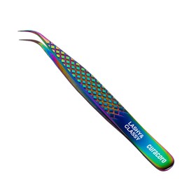 Curacoro Lash Tweezer - Professional & Precision Fiber Tip Grip Lash Tweezers for Eyelash Extensions, Multi Shapes & Purposes Tweezers for Volume, Isolation & Classic Lashes (Galaxy, Lashy and Classy)