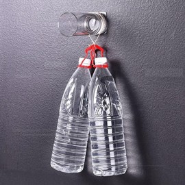 Jowxsx 10Pcs Transparent Wall Mounted Replacement Sticky Pads Shower Caddies for Kitchen Bathroom Shower Caddy Organizer Rack Holder Nail Free Adhesive Hooks (Double-Sided Sticker)