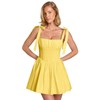 yinyyinhs Yellow Spaghetti Straps Homecoming Dresses for Teens Satin A-line